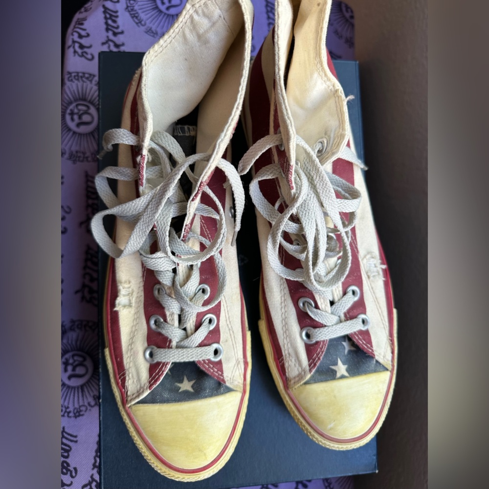 Converse Stars Stripes High Tops
